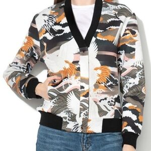 Desigual Crane Print Jacket